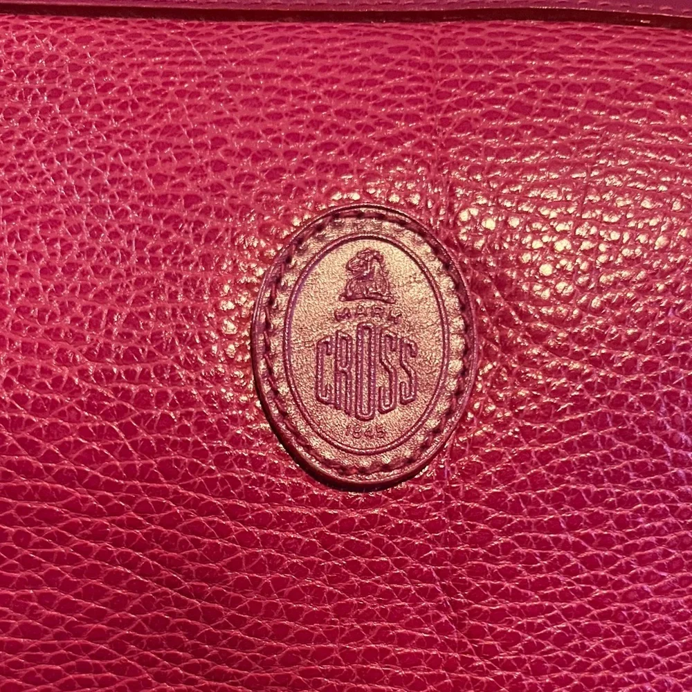 Vintage Mark Cross Pink Leather Crossbody Bag - Picture 3 of 9